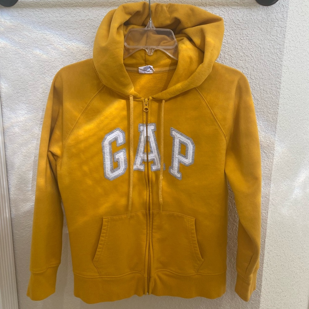 Gap hooded zip sweatshirt